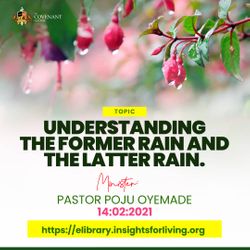 Insights For Living Powered By Covenant Christian Centre